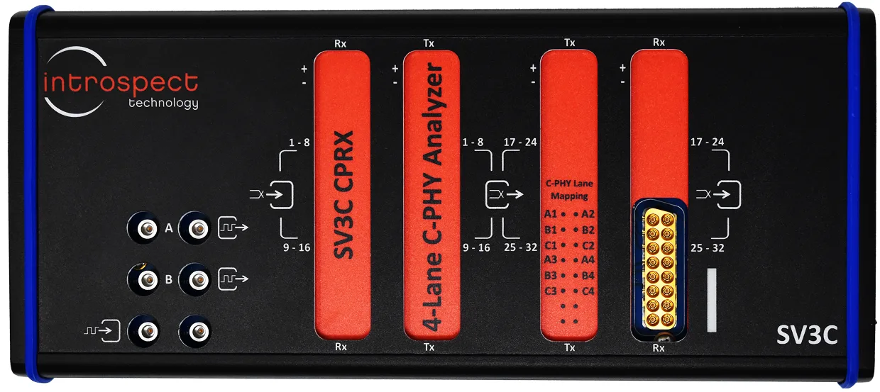 SV3C-CPRX MIPI C-PHY Analyzer Introspect Analyzer SV3C-CPRX MIPI C-PHY Analyzer Introspect Analyzer