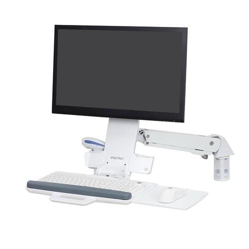 StyleView® Sit-Stand Combo Arm (white)