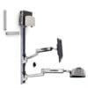 LX Sit-Stand Wall Mount System, Medium CPU Holder
