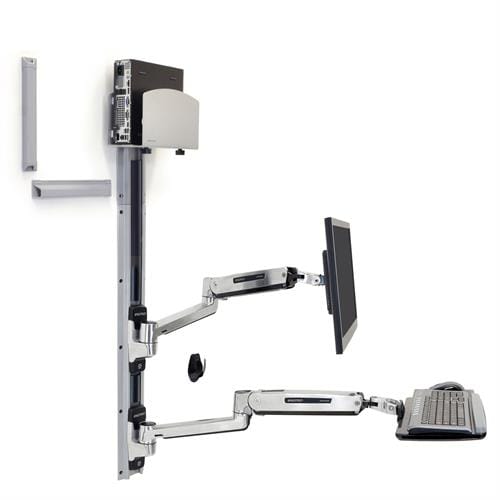 45-358-026-a2-560x500 LX Sit-Stand Wall Mount System, Medium CPU Holder