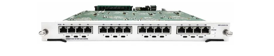 Spirent DX2 16-Port GbE BASE-T Multi-Speed Test Module