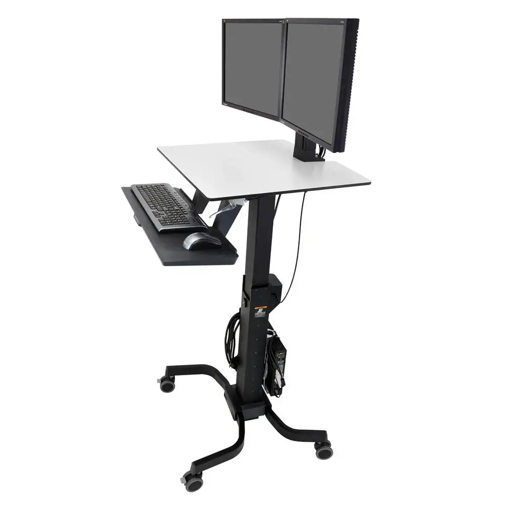 24-214-085 - Ergotron WorkFit-C, Dual Sit-Stand Workstation