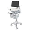 StyleView® Cart with LCD Arm, 4 Drawers (3x1+1)