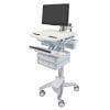 StyleView® Cart with LCD Arm, 6 Drawers (3x2)