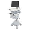 StyleView® Cart with LCD Arm, LiFe Powered, Drawers