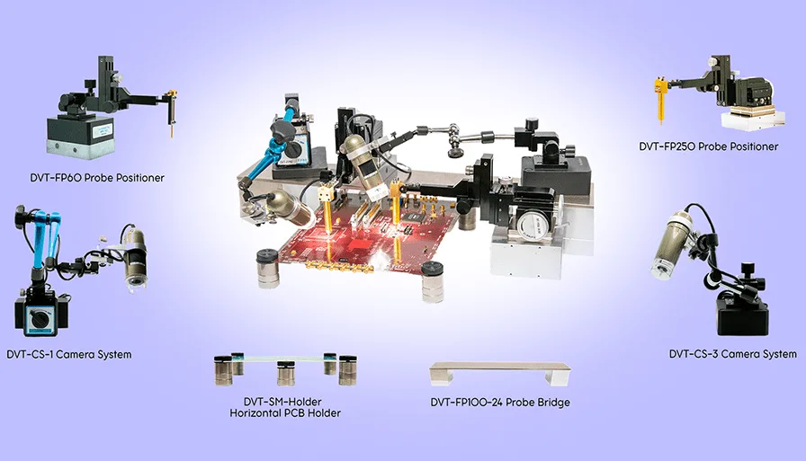 GigaProbes PCB Probe System Components & Fixturing