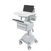 StyleView® Laptop Cart, LiFe Powered, 6 Drawers (3x2), UK