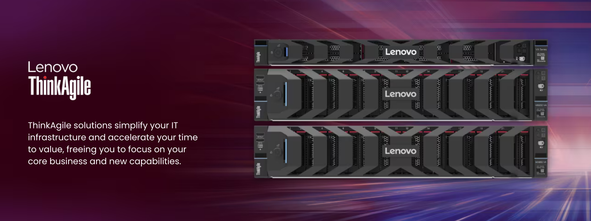 Lenovo ThinkAgile Lenovo ThinkAgile