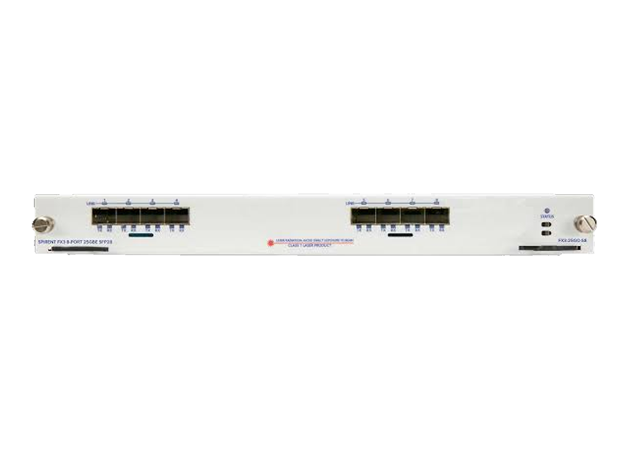 Spirent FX3 Dual-Speed 25/10G SFP28 Test Module