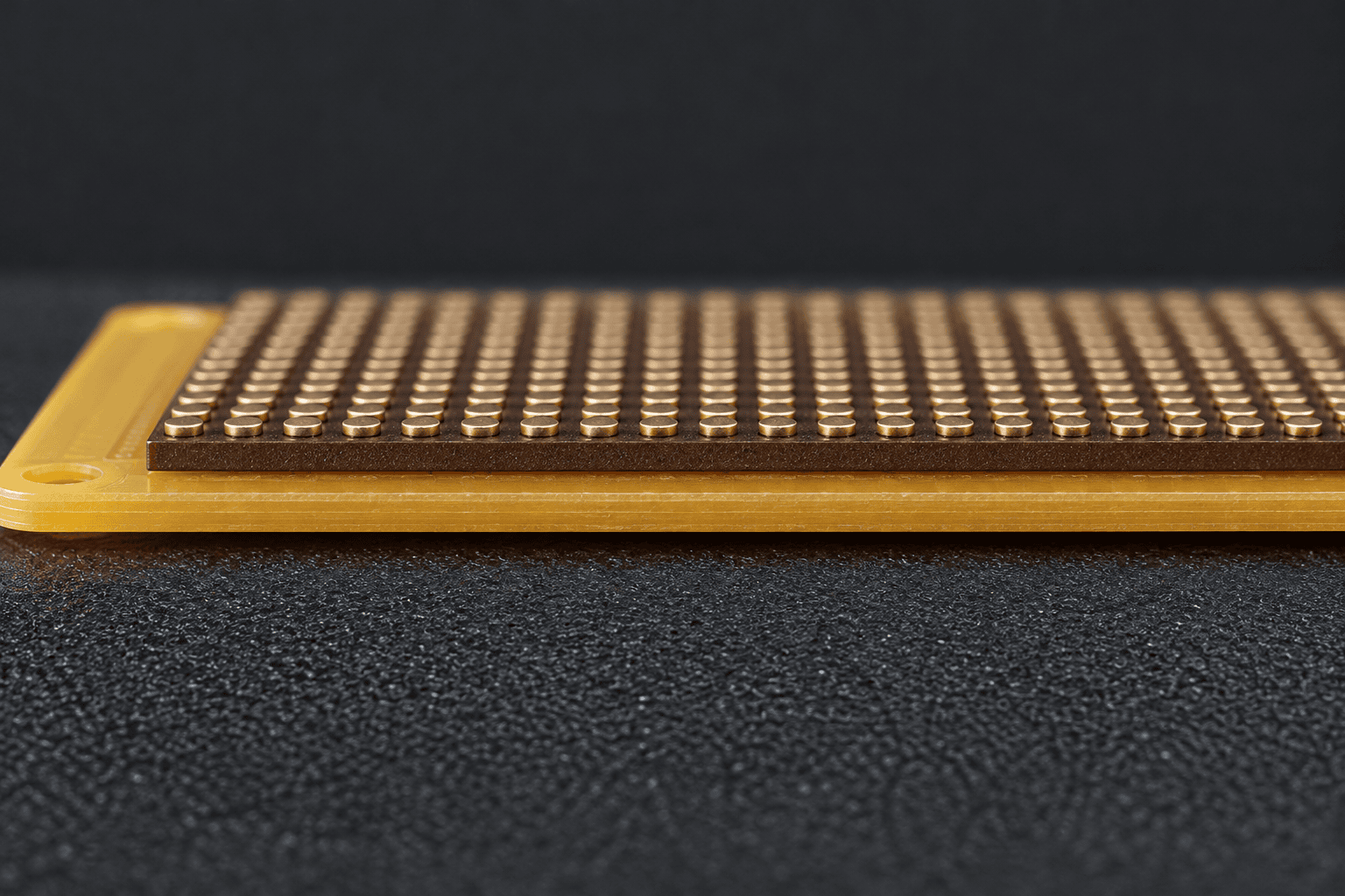 Amber PCB contact array